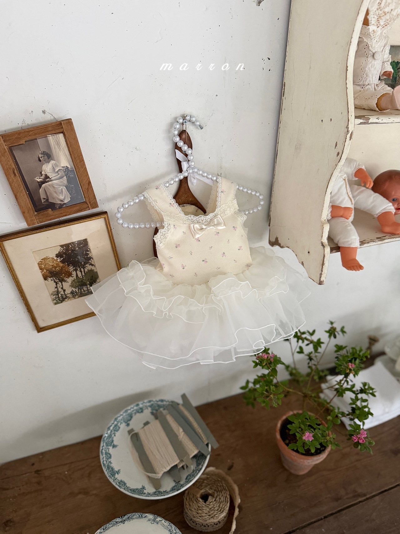 🇰🇷Marron 包屁裙