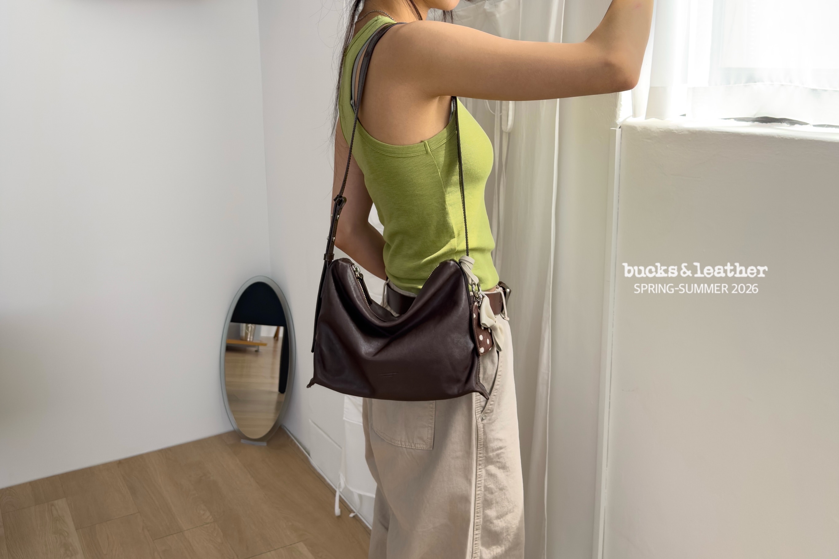 【熱賣款】預訂_慵懶風單肩 Day Shoulder Small By Bucks & leather