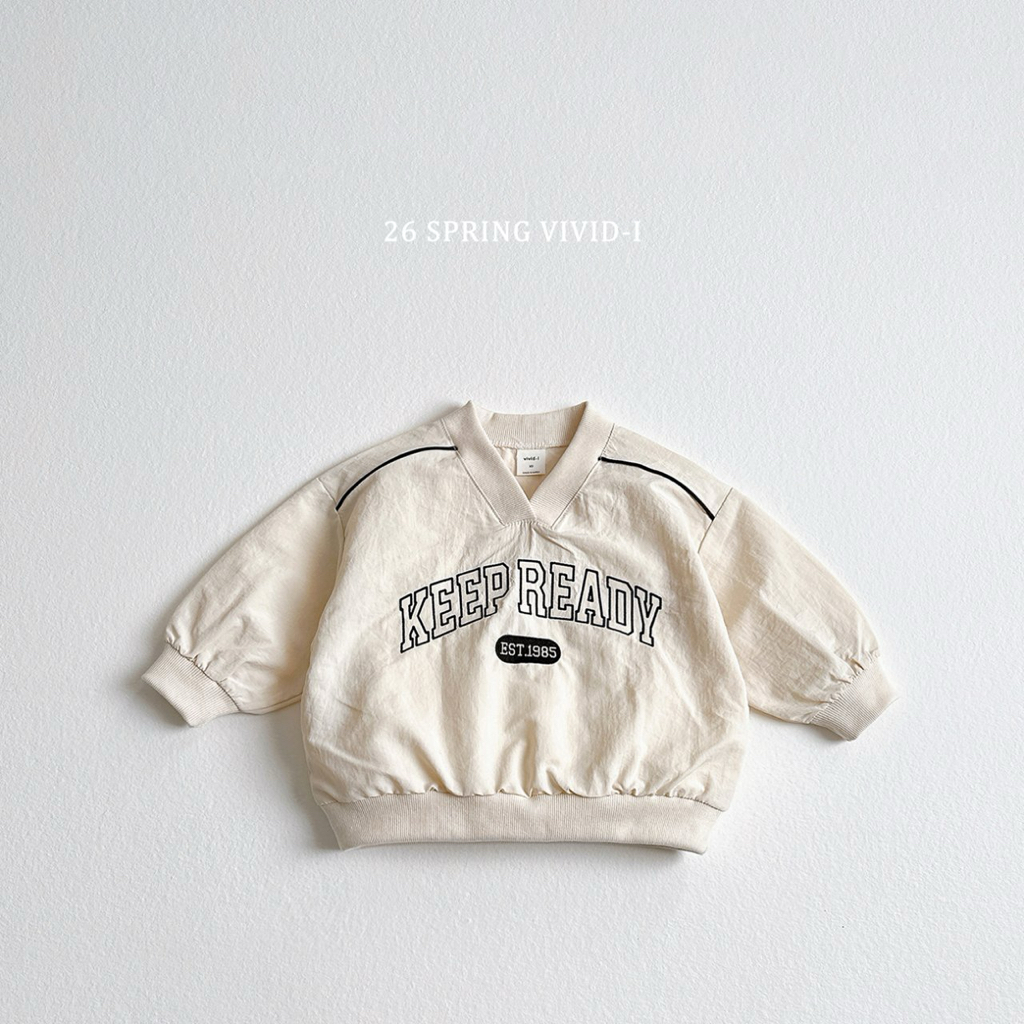 🌸預訂 韓國直送🌸🇰🇷VIVIDI四色棒球風刺繡防風寬鬆上衣