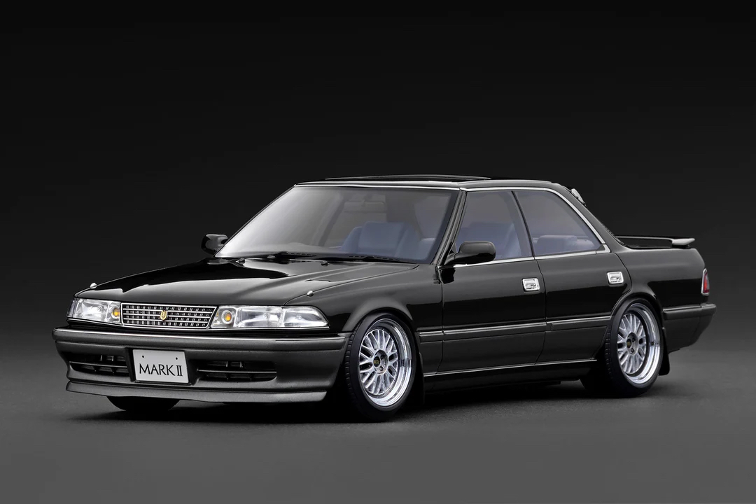 PRE-ORDER (Deposit) IG3858 TOYOTA MARKⅡ2.5 GT TWIN turbo (JZX81) Black / Gun Metallic