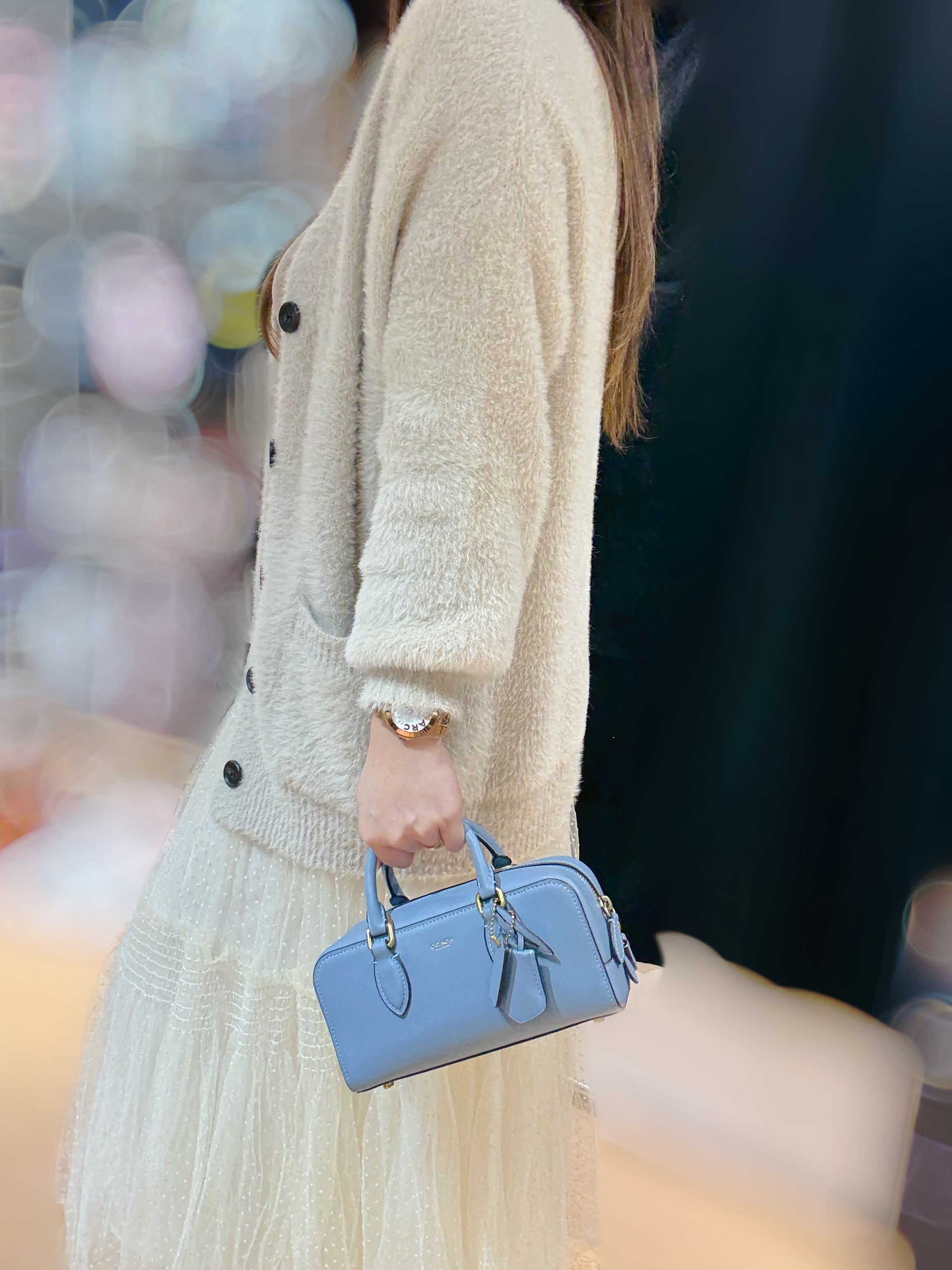 Coach Bowery satchel 22 blue