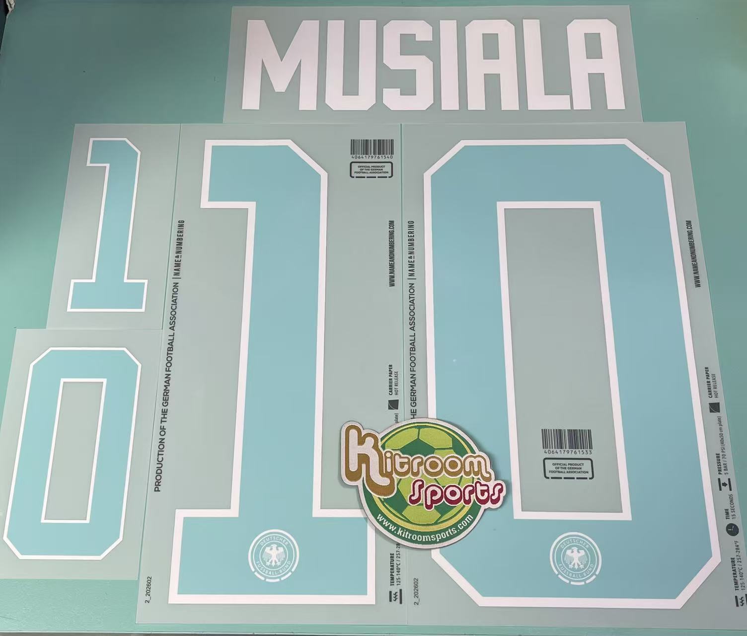 2026 World Cup Germany Away Nameset #10 MUSIALA