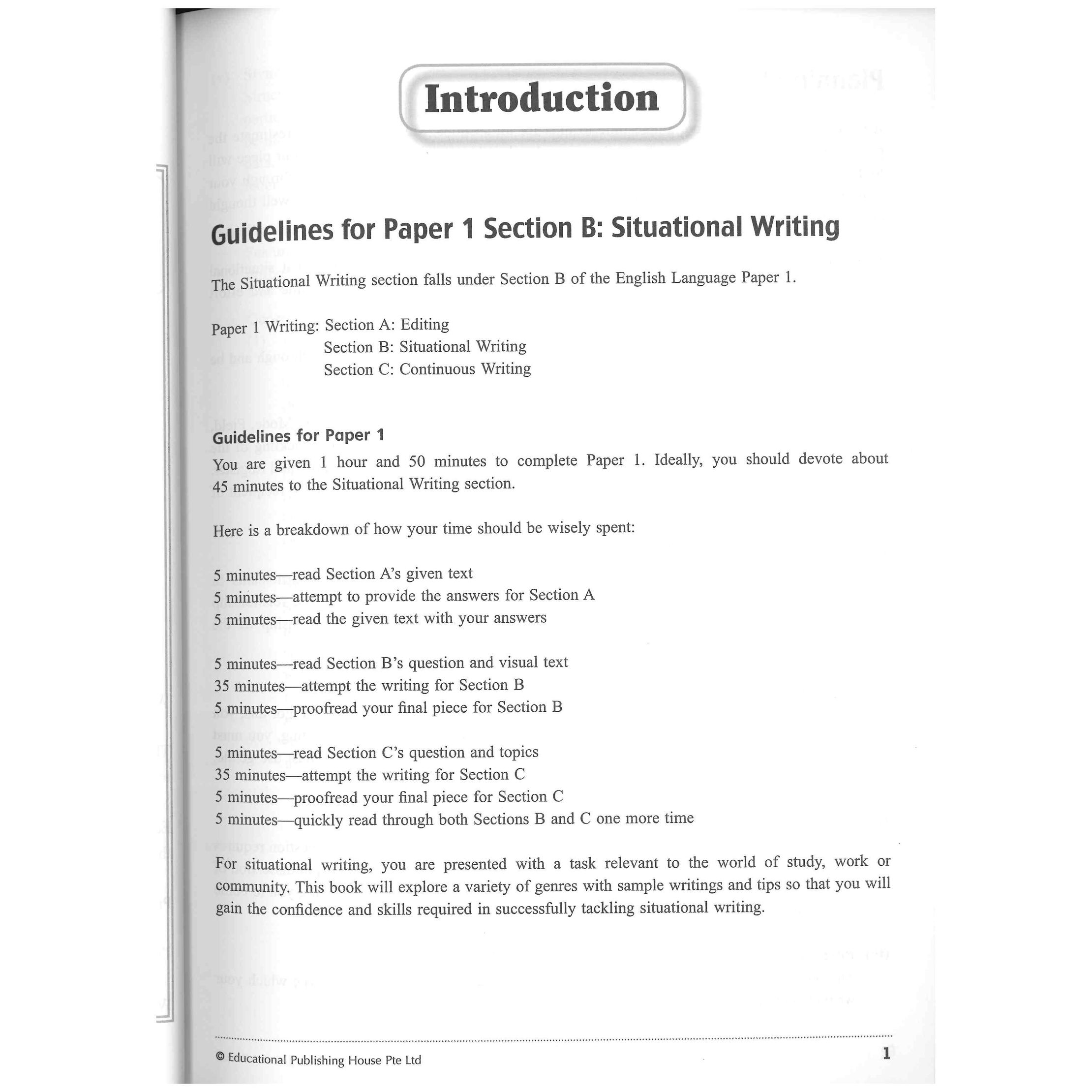 Upper Secondary Situational Writing Handbook