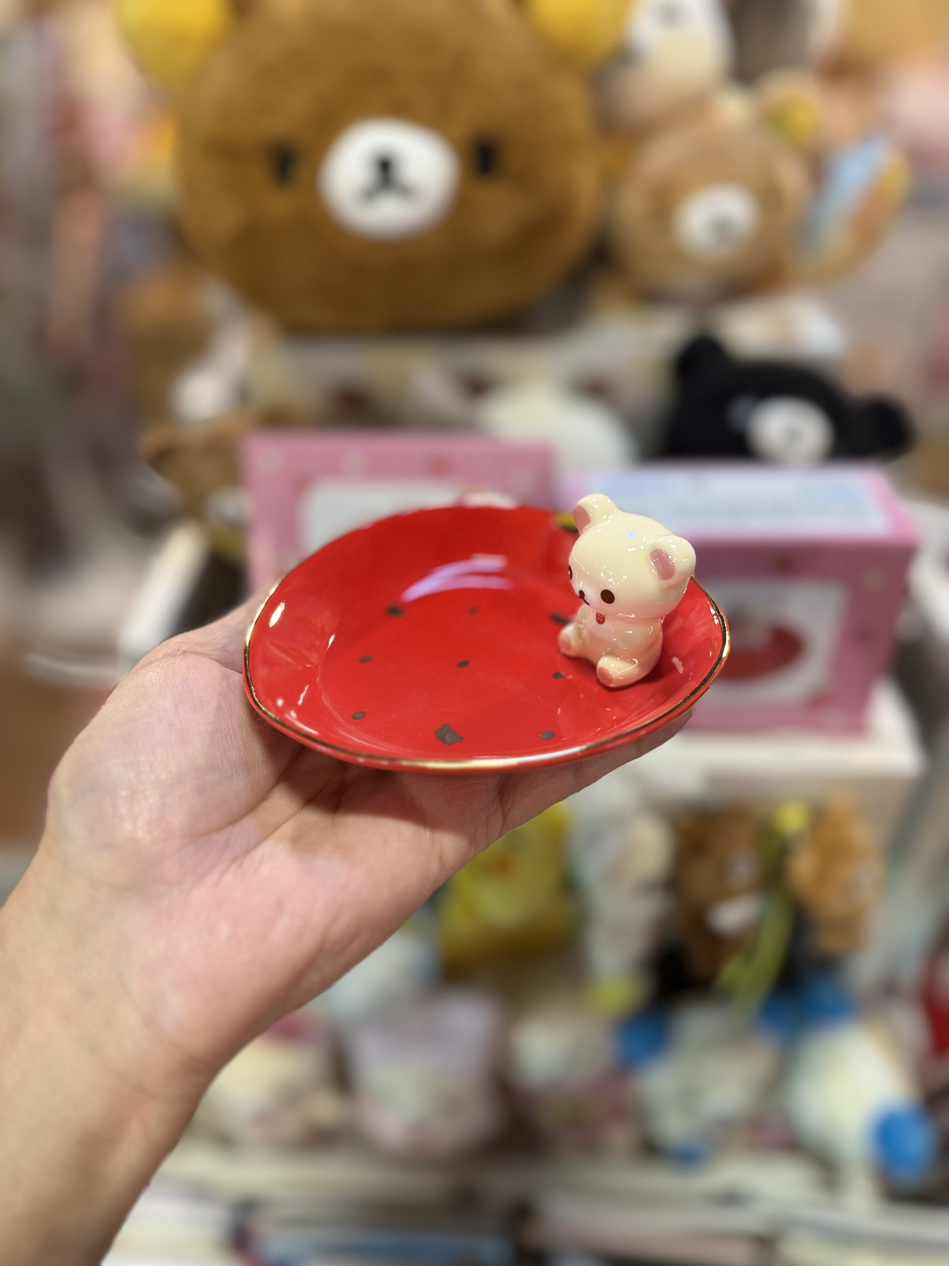 《現貨》全新士多啤梨大使小白熊10週年紀念限定首飾兜