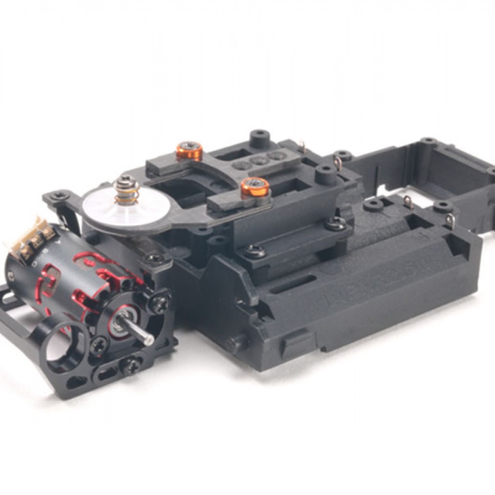 PN Racing 94-98mm Motor Mount Set V4 Black For Kyosho Mini-Z