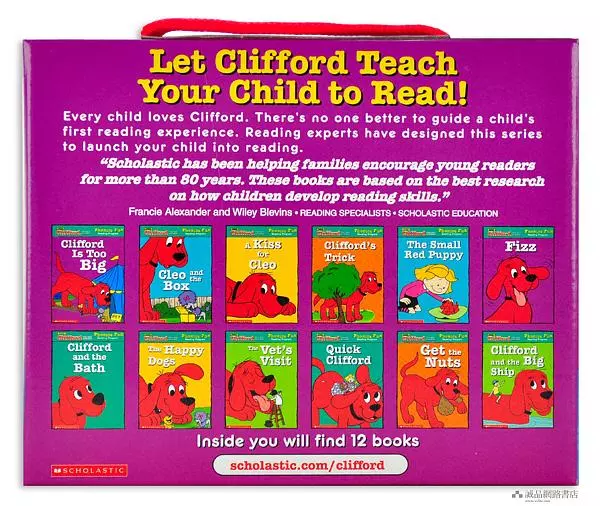 Clifford Phonics Fun Pack 1-6 The Big Red Dog 大紅狗克里弗系列 自然拼讀套書｜6 boxes 72 books｜點讀版