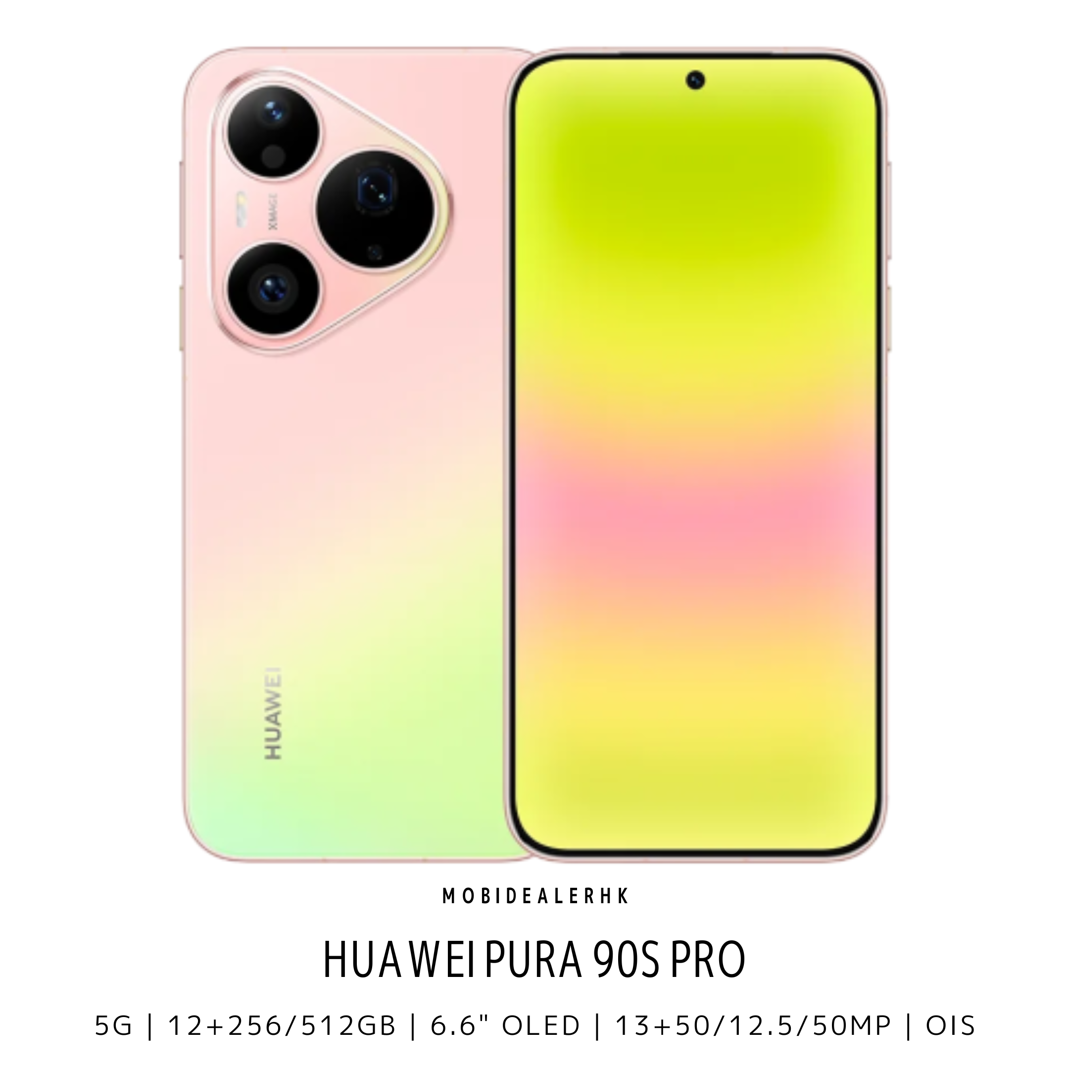 Huawei Pura 90s Pro | 華為 Pura 90s Pro | 5G | 智能手機 | 12+256/512Gb | 6.6" OLED | 13+50/12.5/50MP | OIS