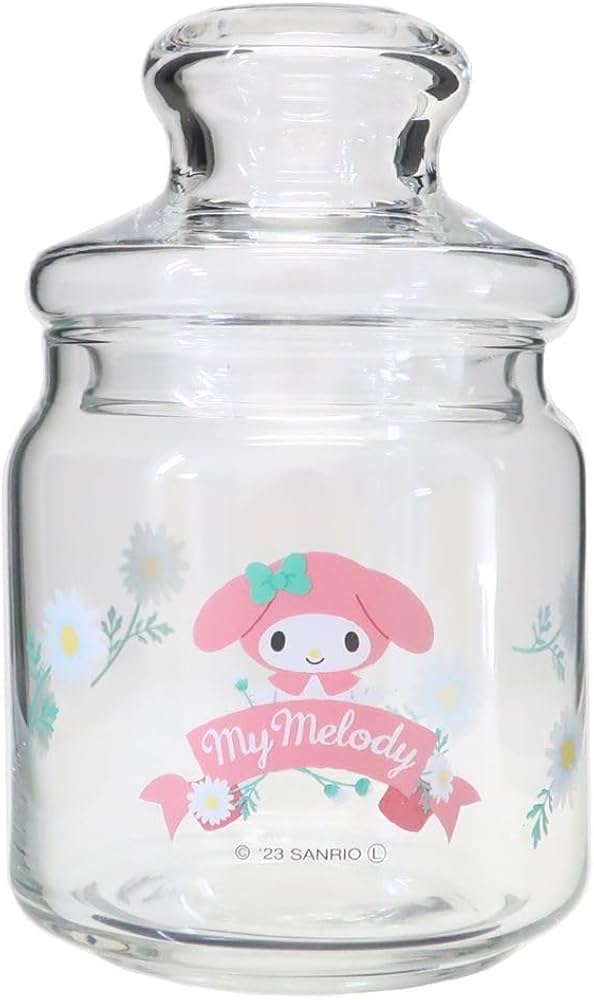 「預訂」Sanrio 花漾玻璃收納罐（my melody）