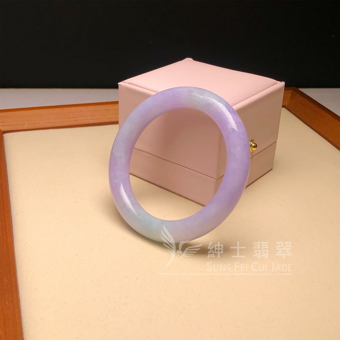 木那濃紫春彩圓鐲52.6mm