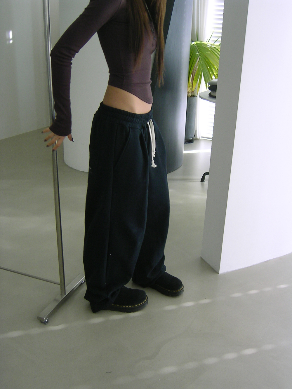 Star Pocket Wide-Leg Sweatpants