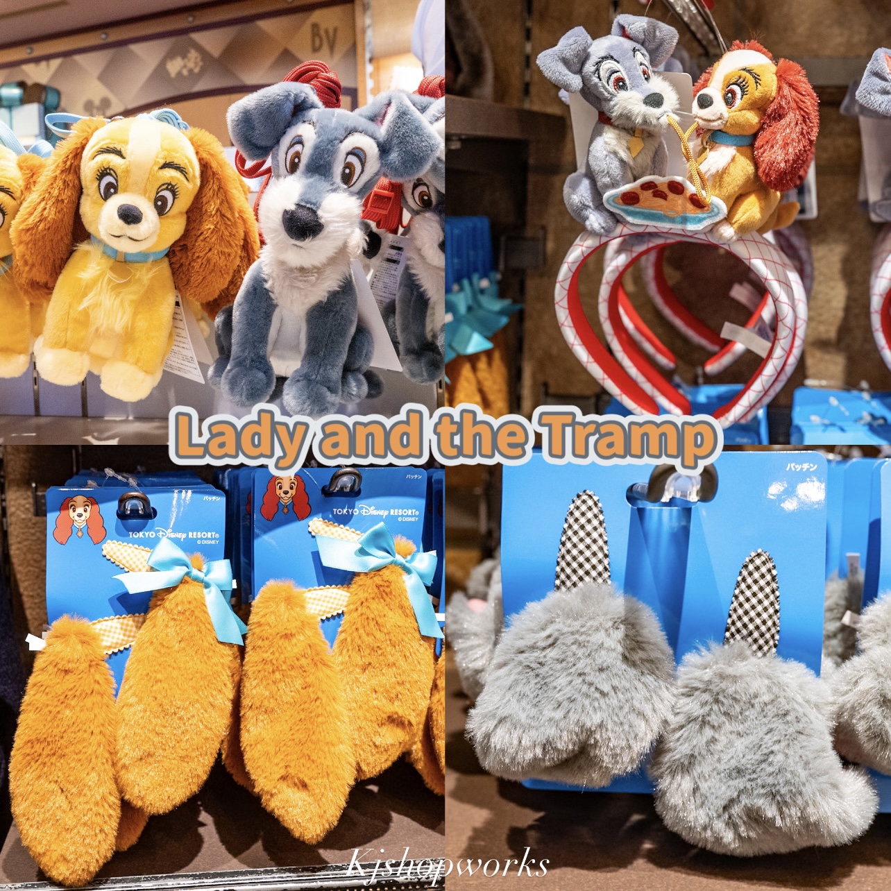 預訂 東京迪士尼限定 Lady and the Tramp 斜孭袋 頭箍 髮夾 