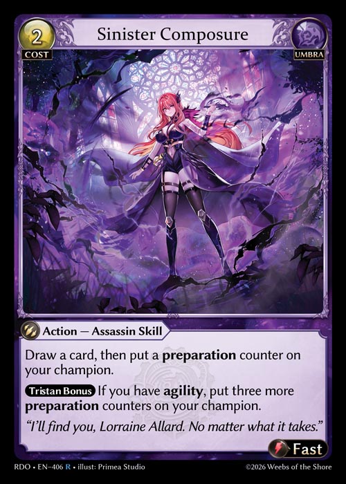 Sinister Composure / RDO-406 (R)