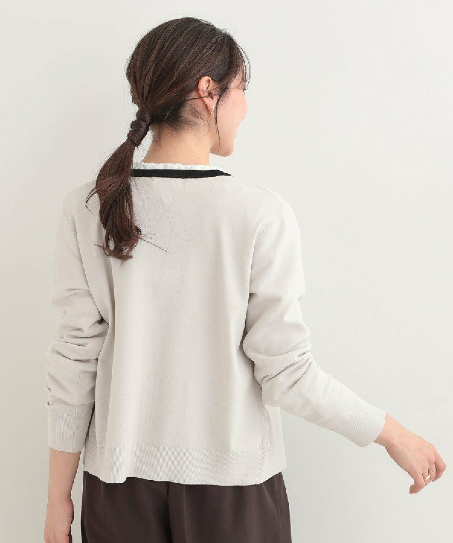 🆕【⭐訂購⭐】  🇯🇵日本直送 🌀SHOO・LA・RUE金屬鈕扣 配色 優雅 圓領針織外套［4款選］🌀 [ELCA-0078][260323]