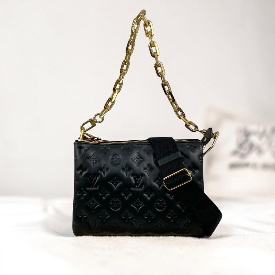 Lv Monogram-embossed lambskin Coussin PM Shoulder Bag 小號肩背包 M21260