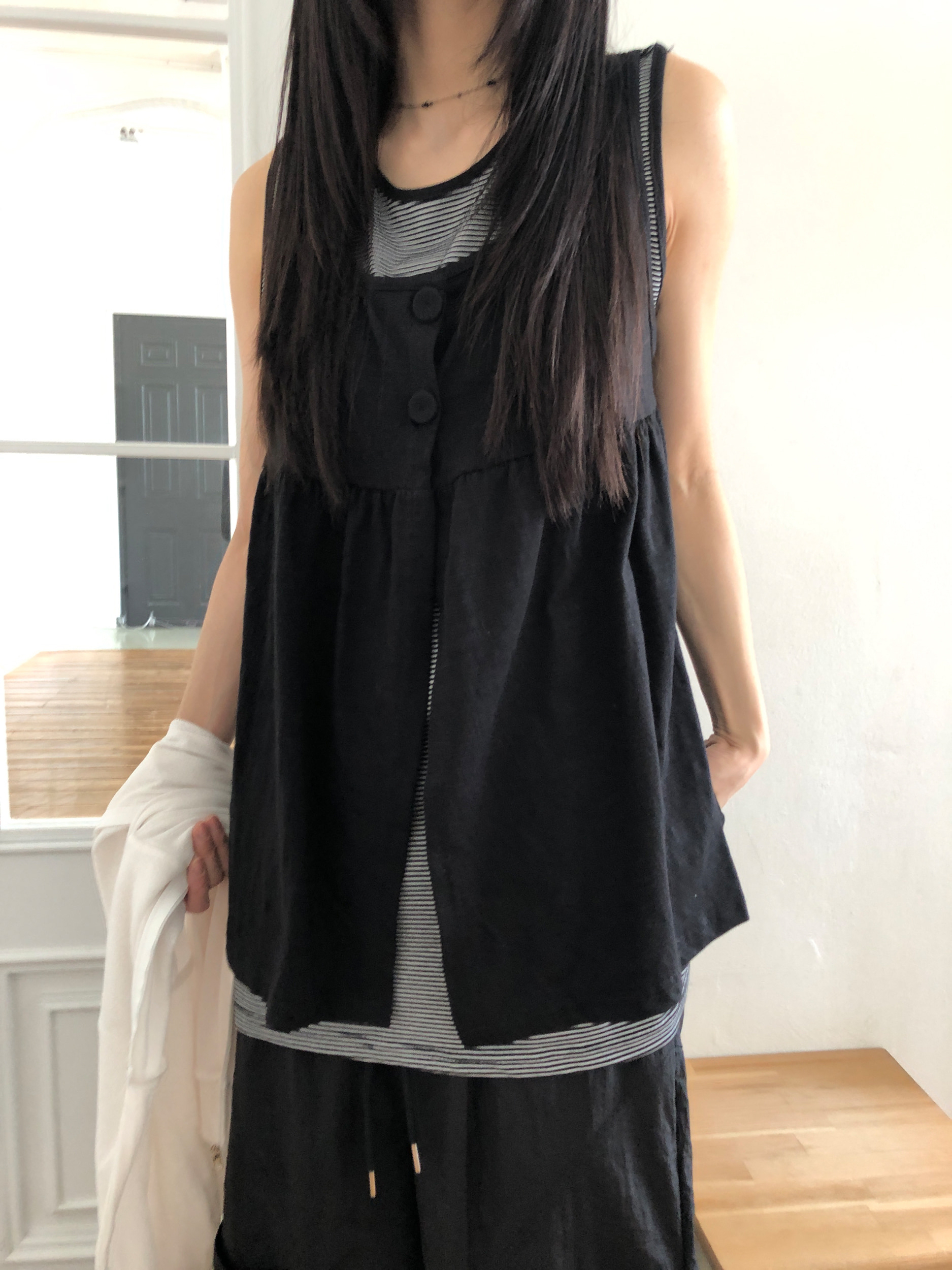 Ruffled Layered Tank Top