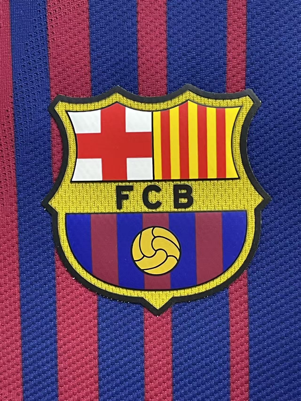 2017-18 Barcelona Home Authentic Shirt #8 A.INIESTA Size S "BNWT"