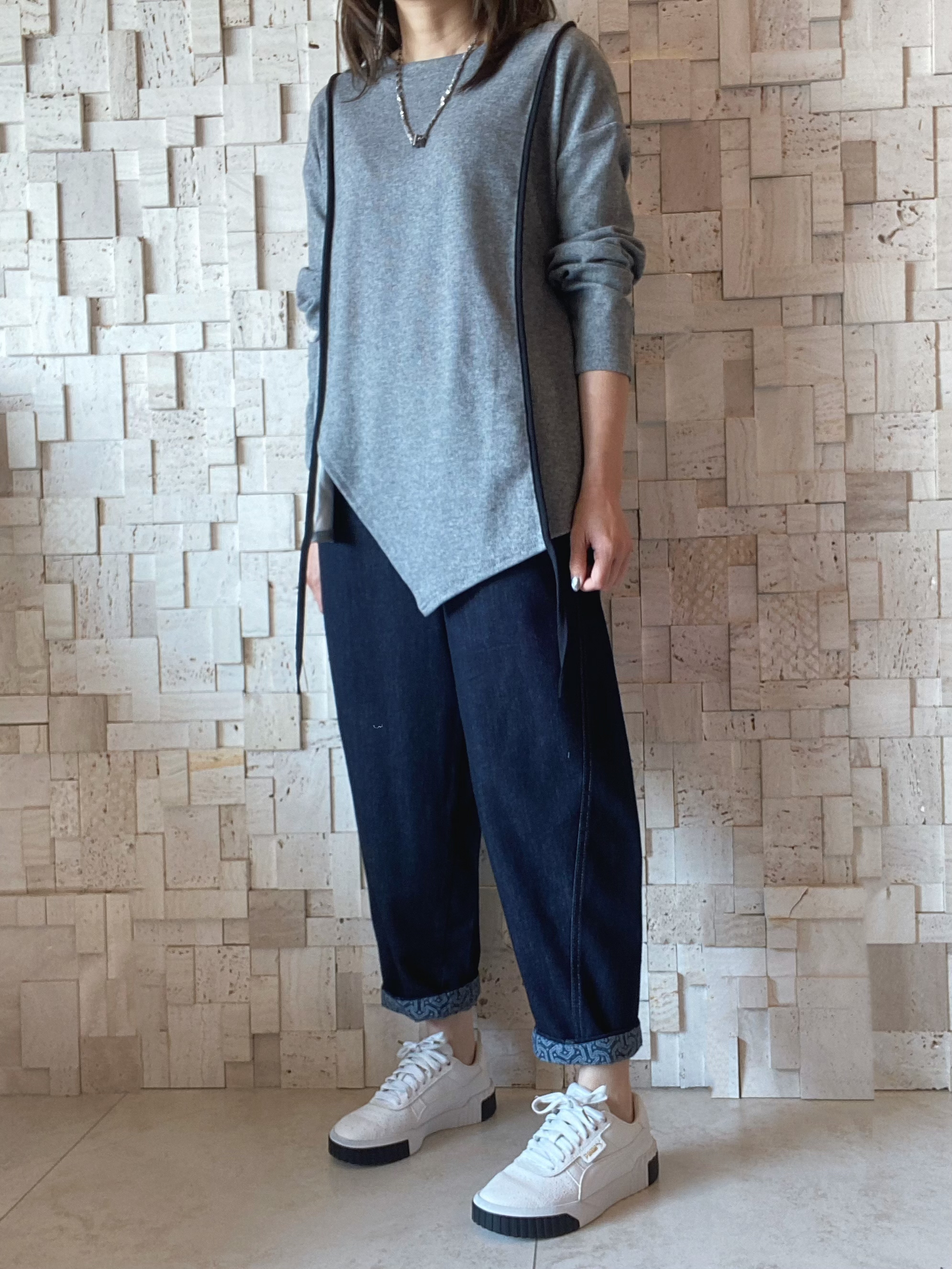 #2062 不規則衫腳Top