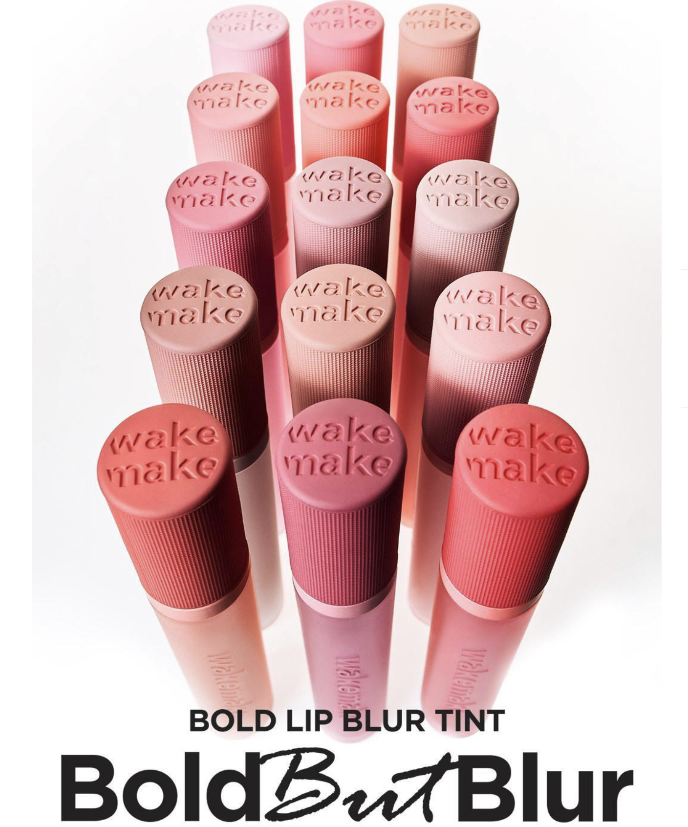 NEW | Wakemake Bold Lip Blur Tint 15 Colors 3.3g