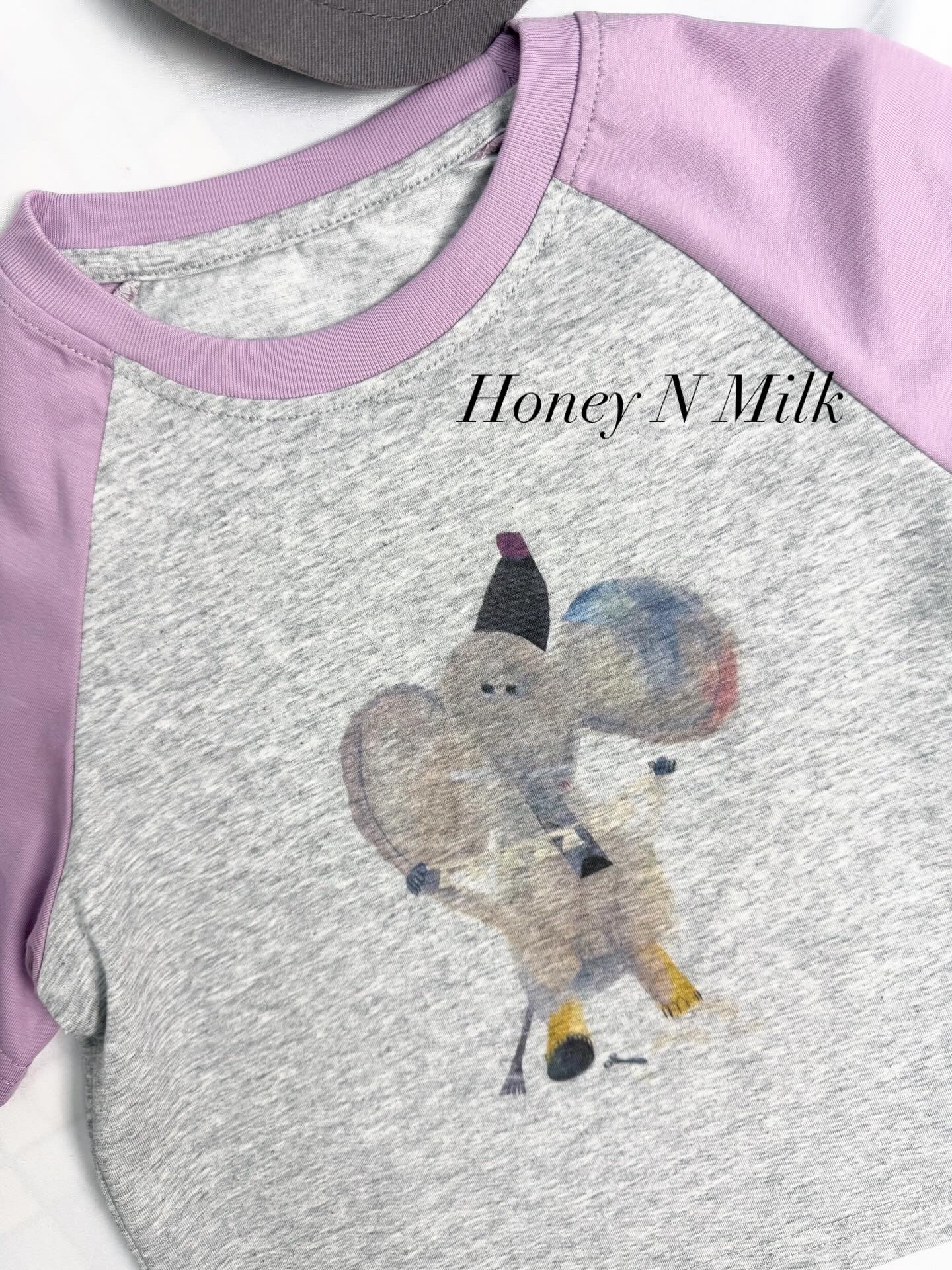 Amuahe Purple Elephant Top