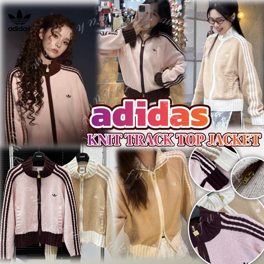 1002 ADIDAS  KNIT TRACK TOP JACKET 針織運動風褸 11月頭