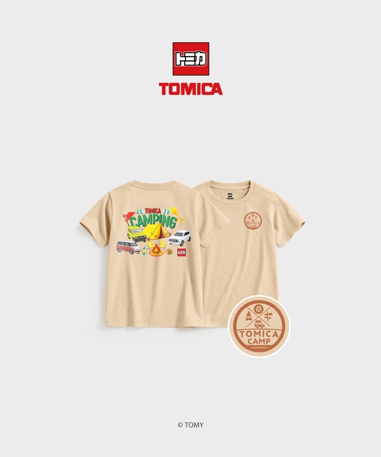 💚預訂 台灣直送💚Tomica露營印花純棉短袖T恤