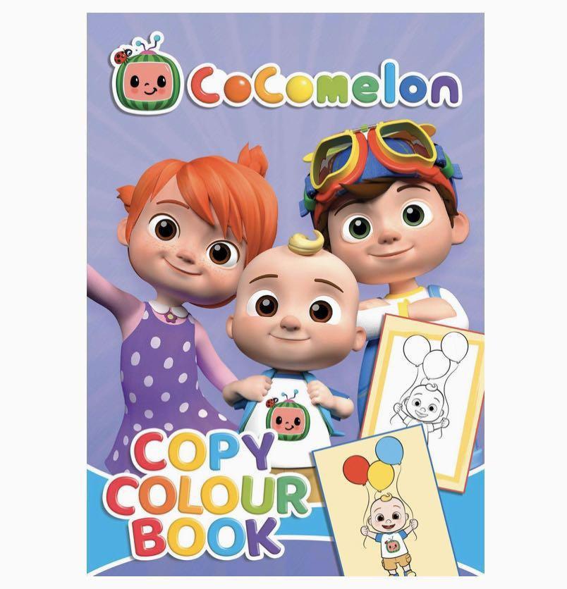 Cocomelon Copy Colour Book 填色本 (Purple)