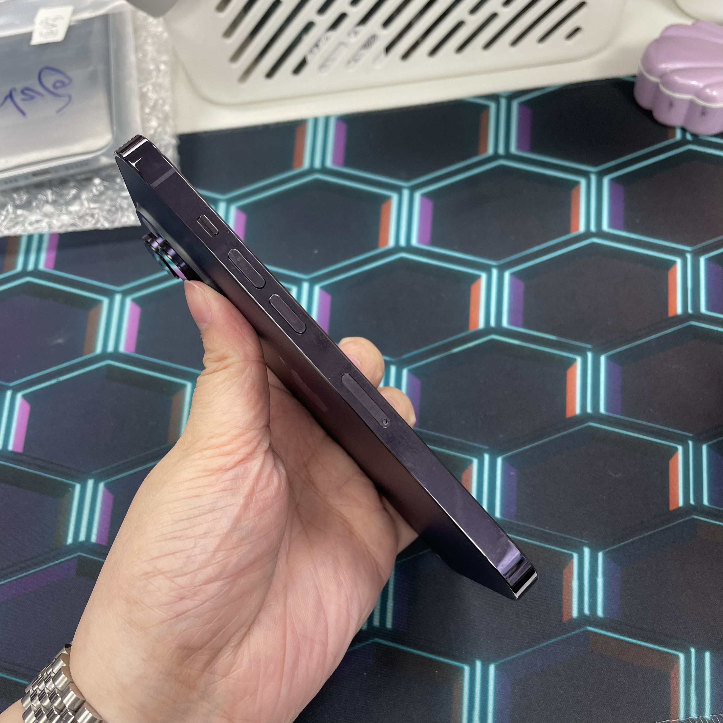 *6421 14 pro 完美機 256GB 電100 紫色 purple