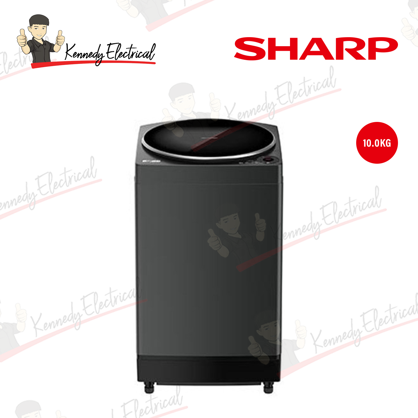 Sharp 10kg Top Load Washing Machine (ESW1009S)