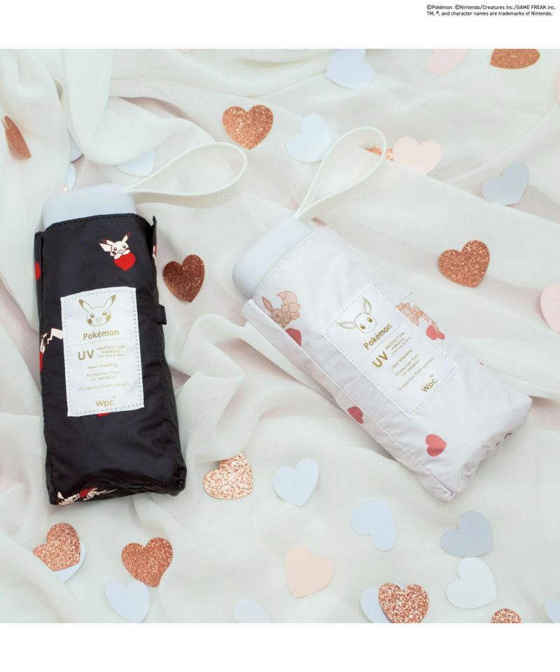 現貨🌸日本直送 | Wpc. x Pokémon寶可夢-迷你縮骨遮太陽傘/雨傘/100%完全遮光摺疊傘/晴雨兼用雨具