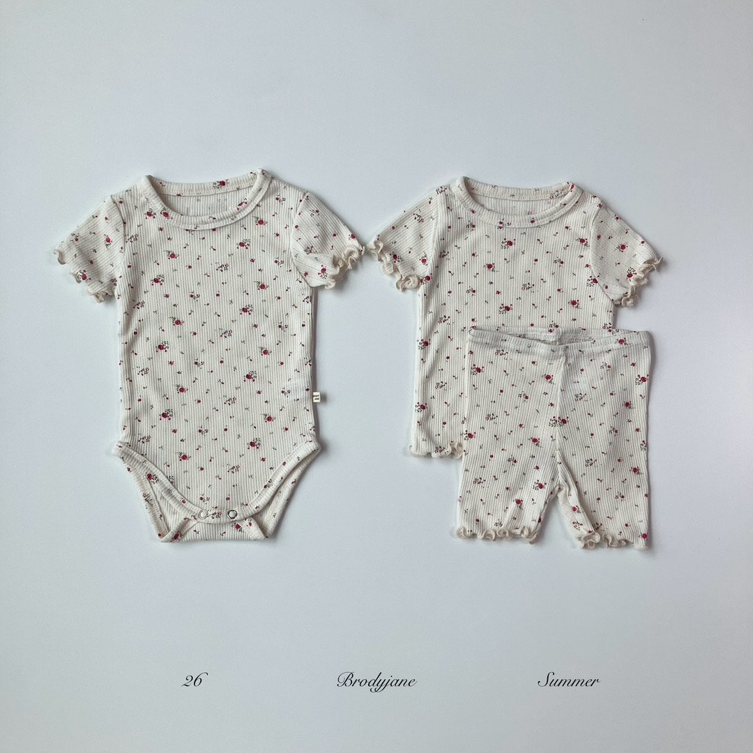 Flower Eyelet Short-Sleeve