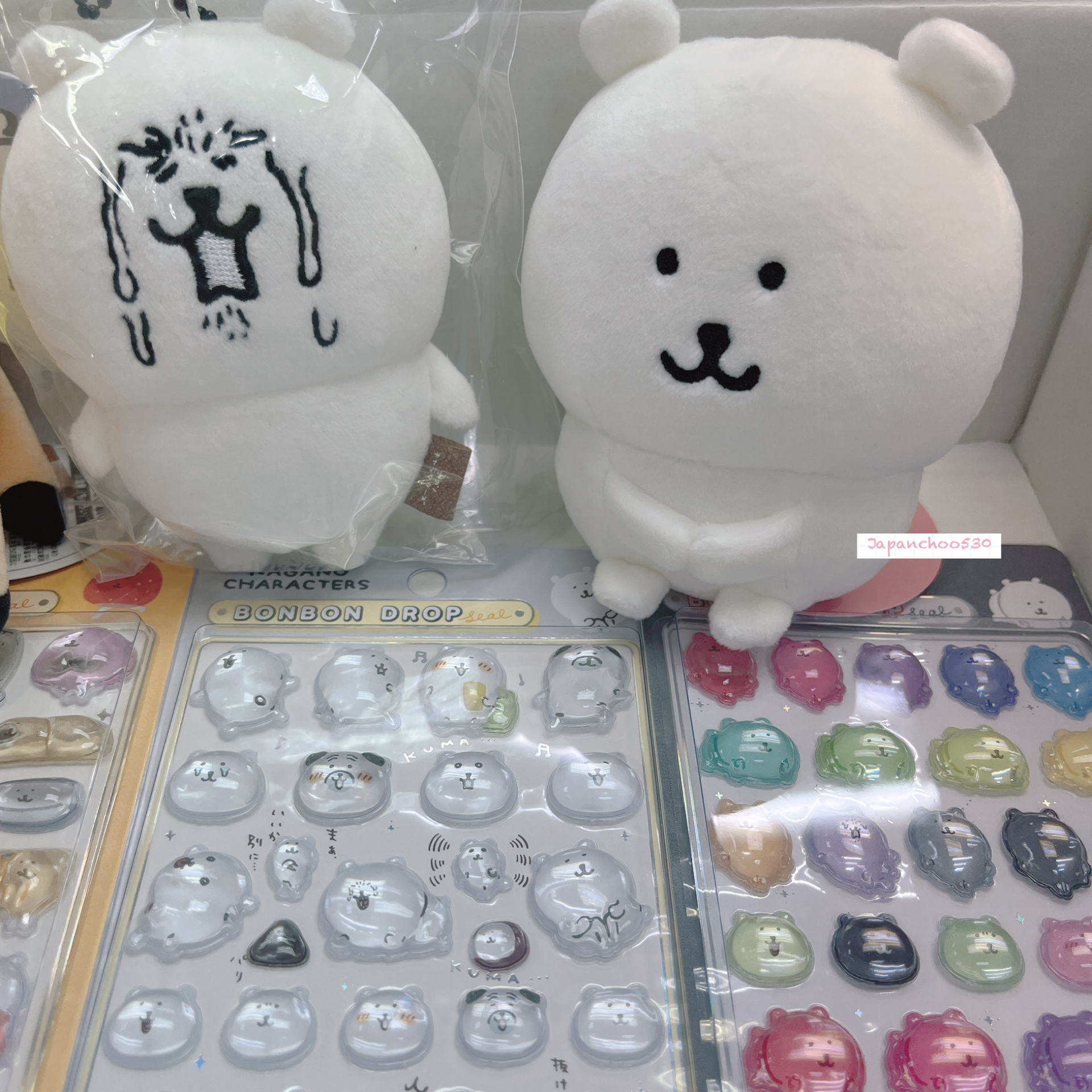 日本現貨📍Joke Bear得意造型立體水晶貼紙