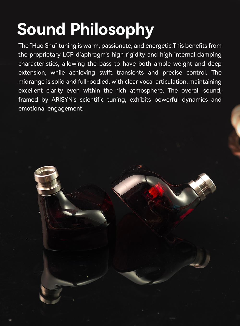 ARISYN ~ 火樹 (10mm LCP複合振膜動圈耳機