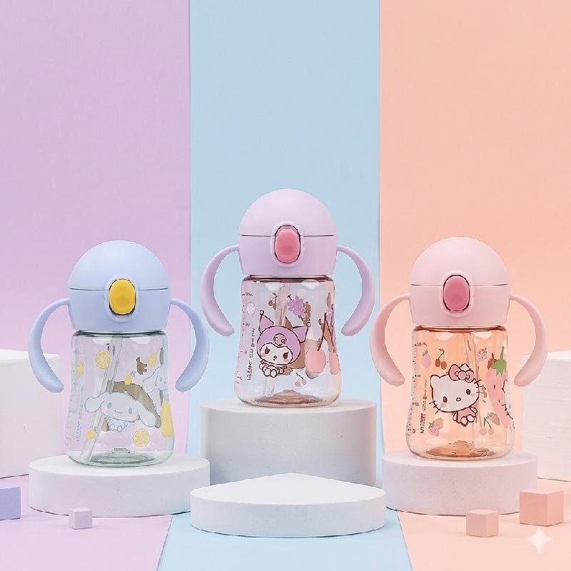  【預訂】韓國直送 Sanrio PPSU 雙耳吸管杯 / 學習水杯