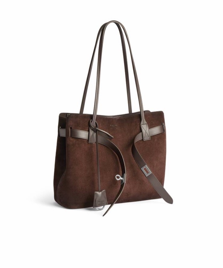 Balenciaga 女士 Bel Air 中号单肩包均码码中号、33cm*10cm*26cm 