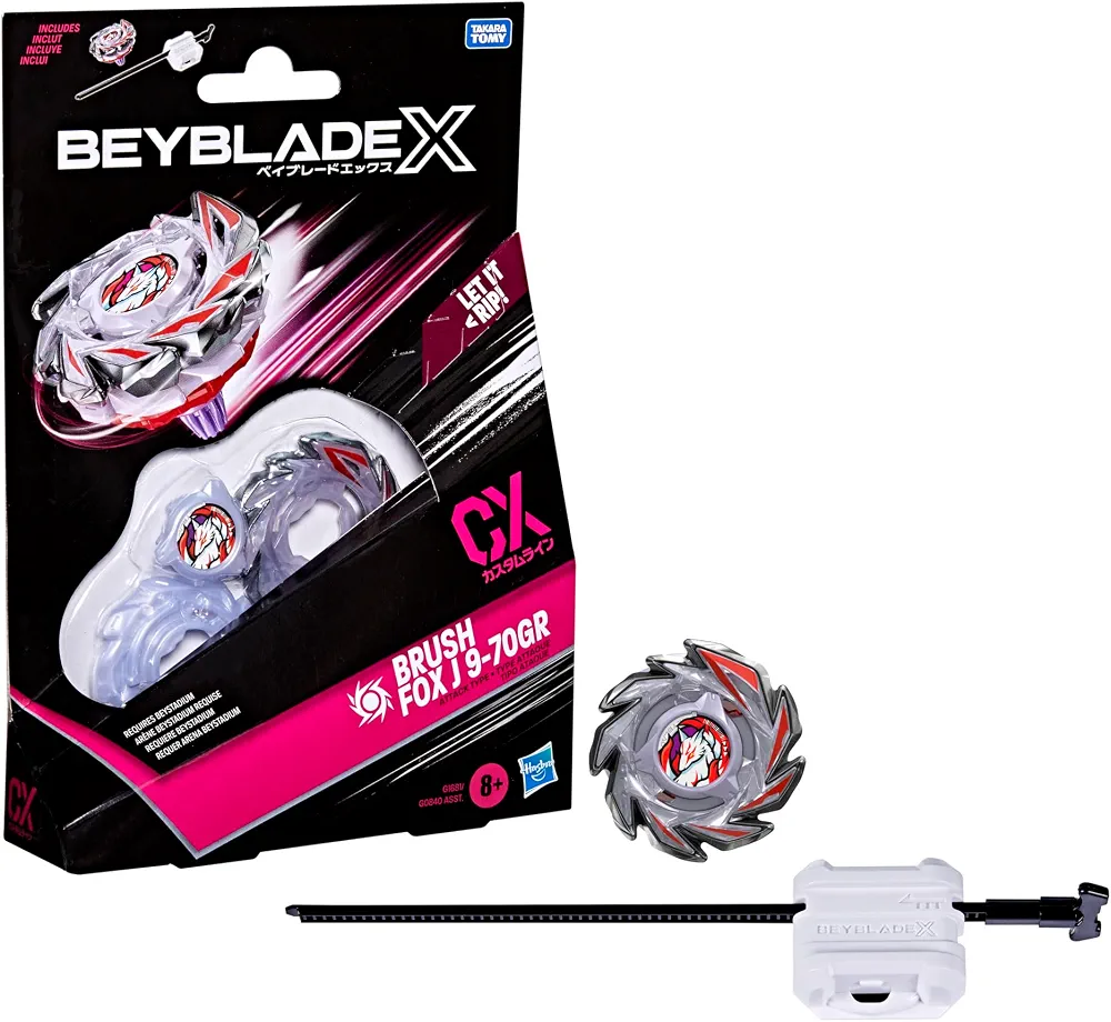 爆旋陀螺X BEYBLADE X CX-06 01 九尾極狐 BRUSH FOX J 9-70GR (美版)
