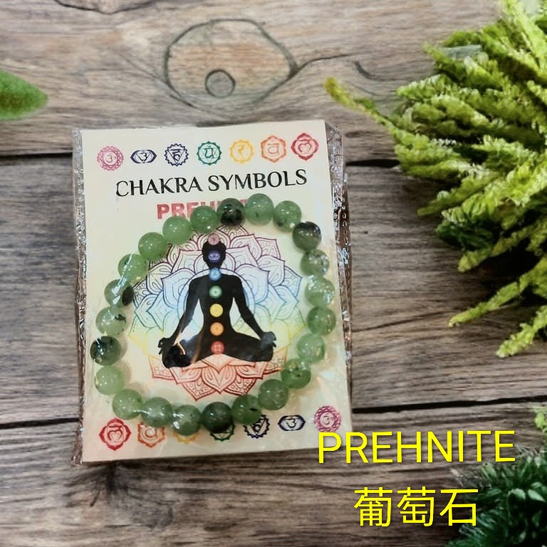 印度七輪水晶串珠手鏈 (8mm)