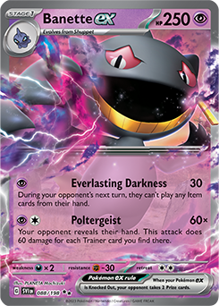 Pokemon TCG Card Game - Banette ex 088/198