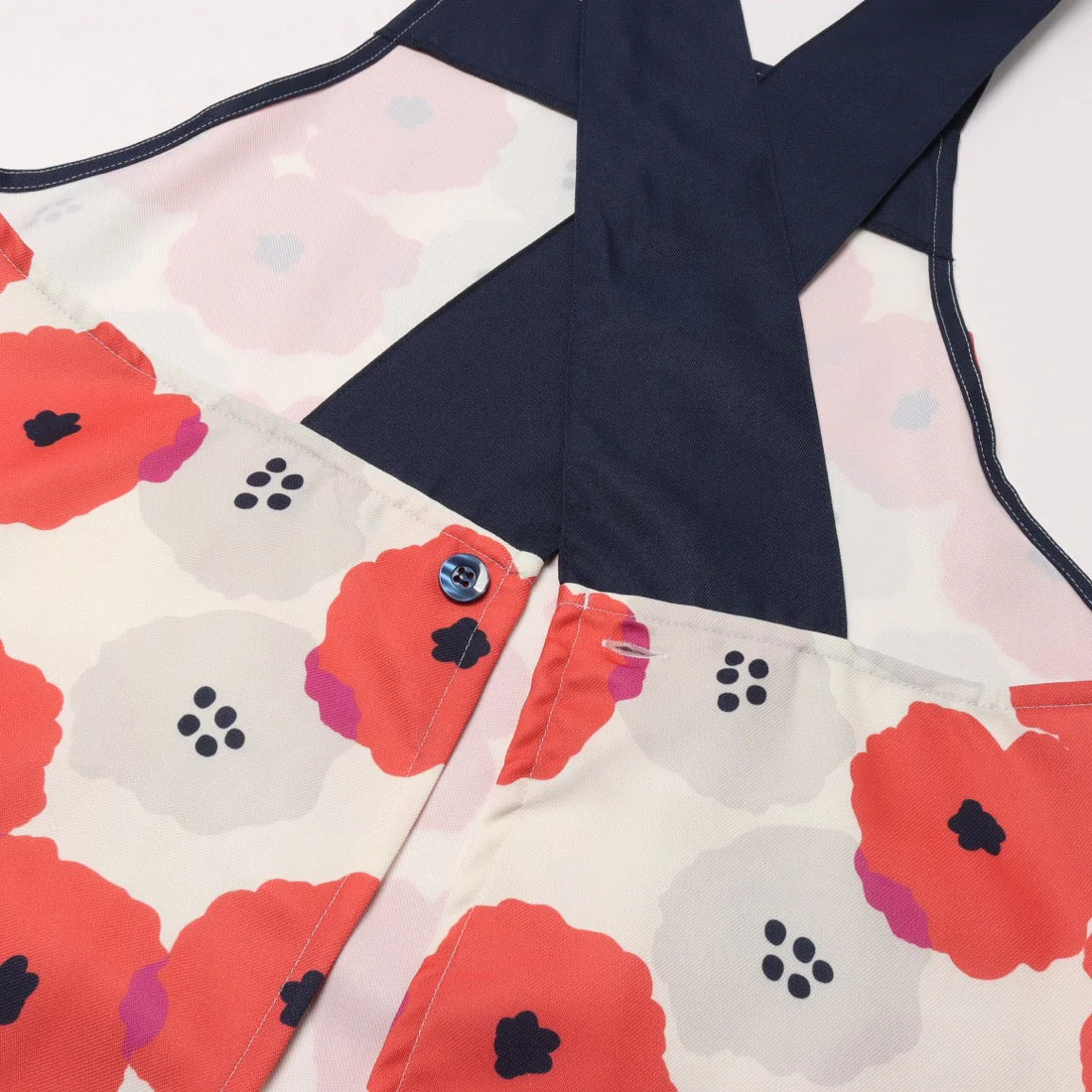 日本直送 Wpc. 牡丹圖案和風圍裙 