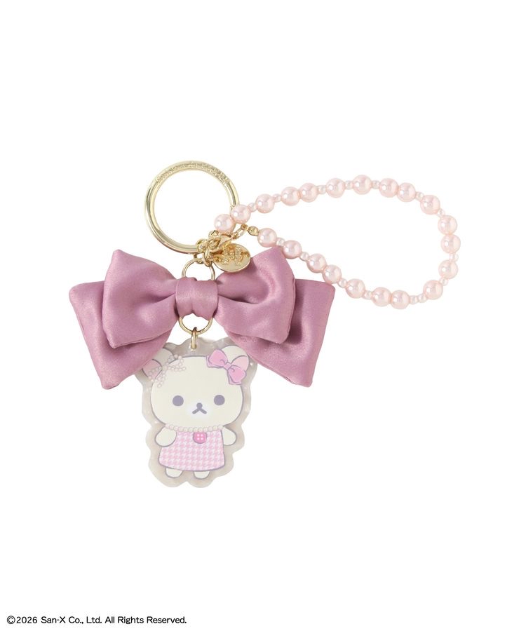 🎀【預訂】Maison de FLEUR × RILAKKUMA 白熊掛飾