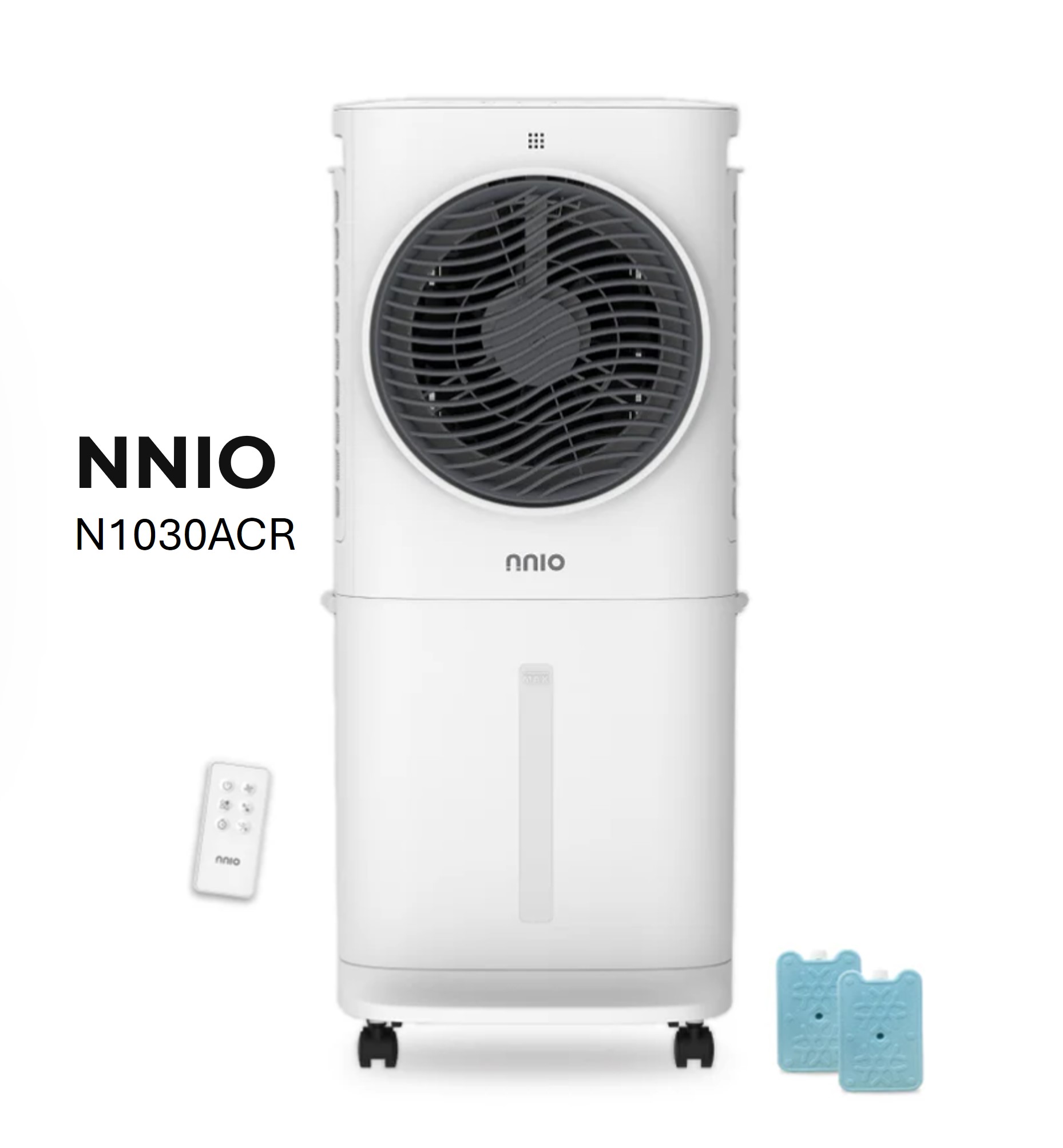 [NEW LAUNCH] 10L Air Cooler with Remote Control, 3 Speed, 3 Mode, 8 Hour Timer, Refill Tank from Top (N1030ACR)