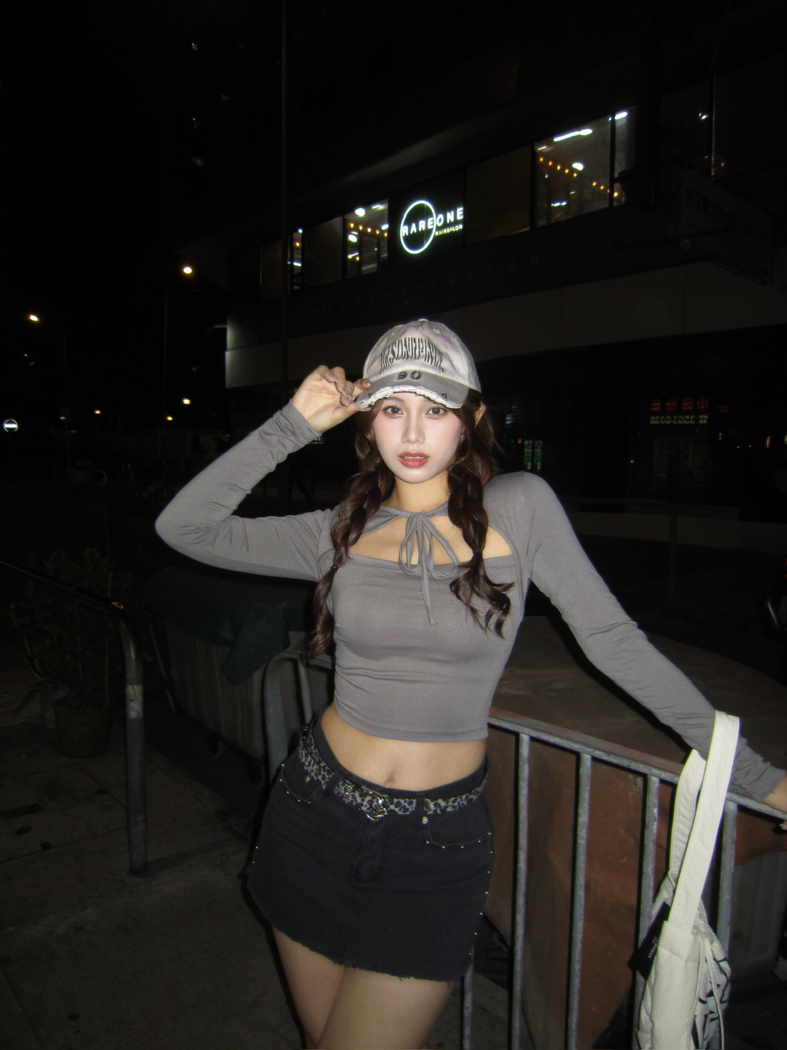 已售罄❌ Model自留！韓國小性感胸前綁帶假兩件