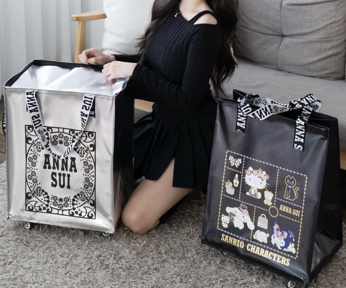 （約4月下旬到貨）🇹🇼台灣超商限定ANNA SUI× Sanrio限量滑輪購物車 💕