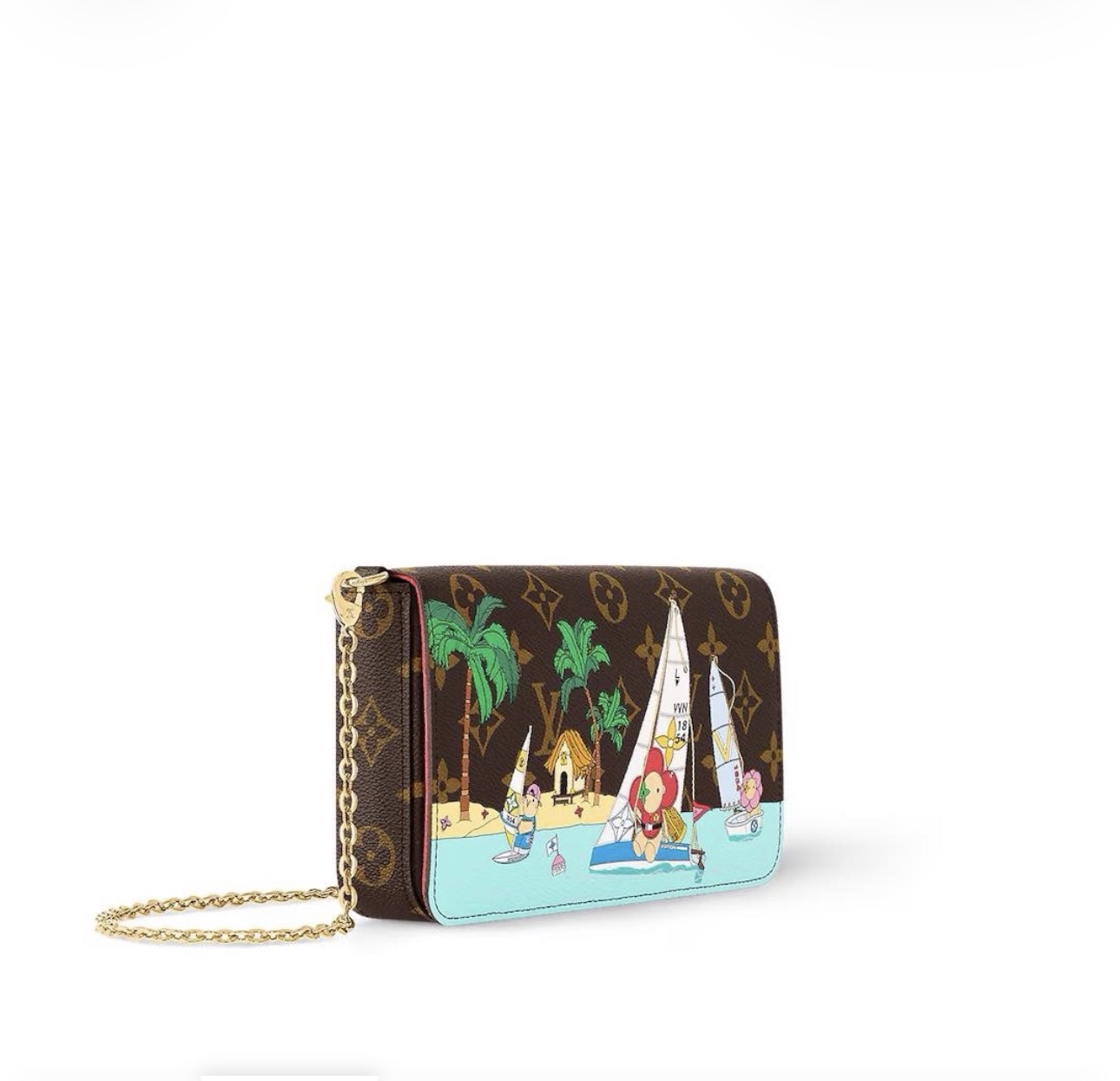 Louis Vuitton Vivienne帆船圖案限量手袋