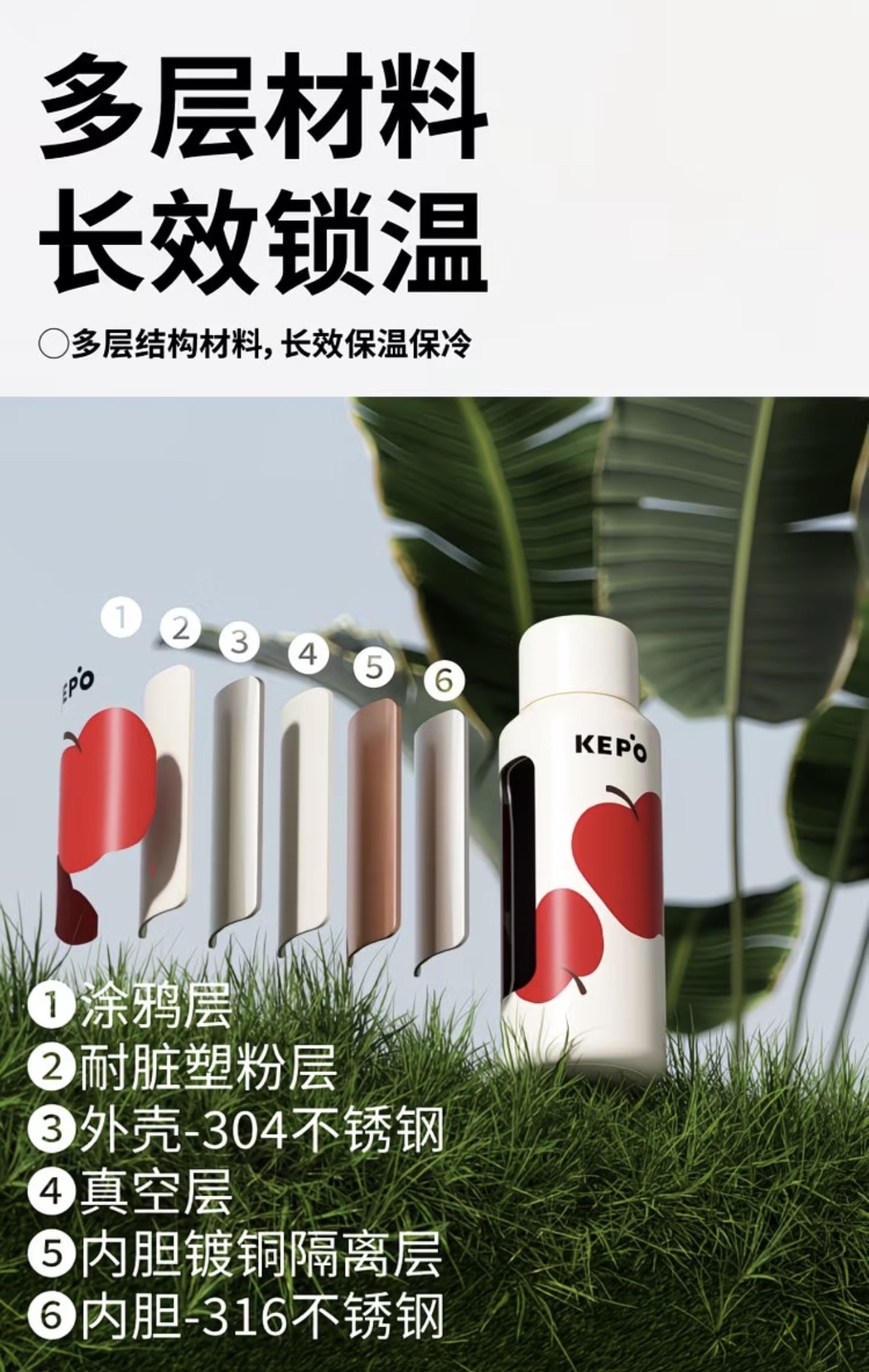 Kepo  FLIP LID BOTTLE 400ml