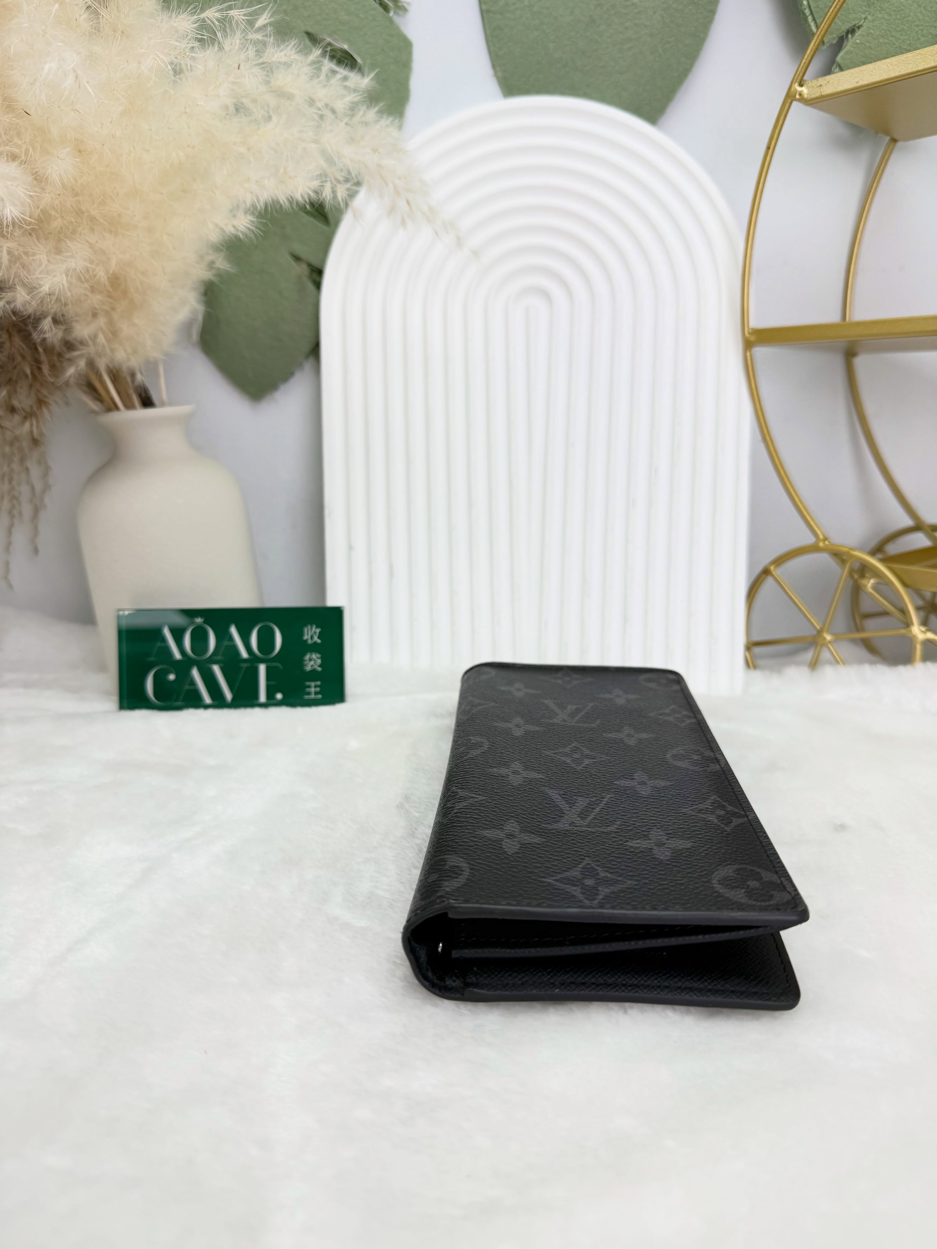 LV👜 PRE OWNED 🛍️老花黑色長銀包 晶片款 有盒有塵袋🖤