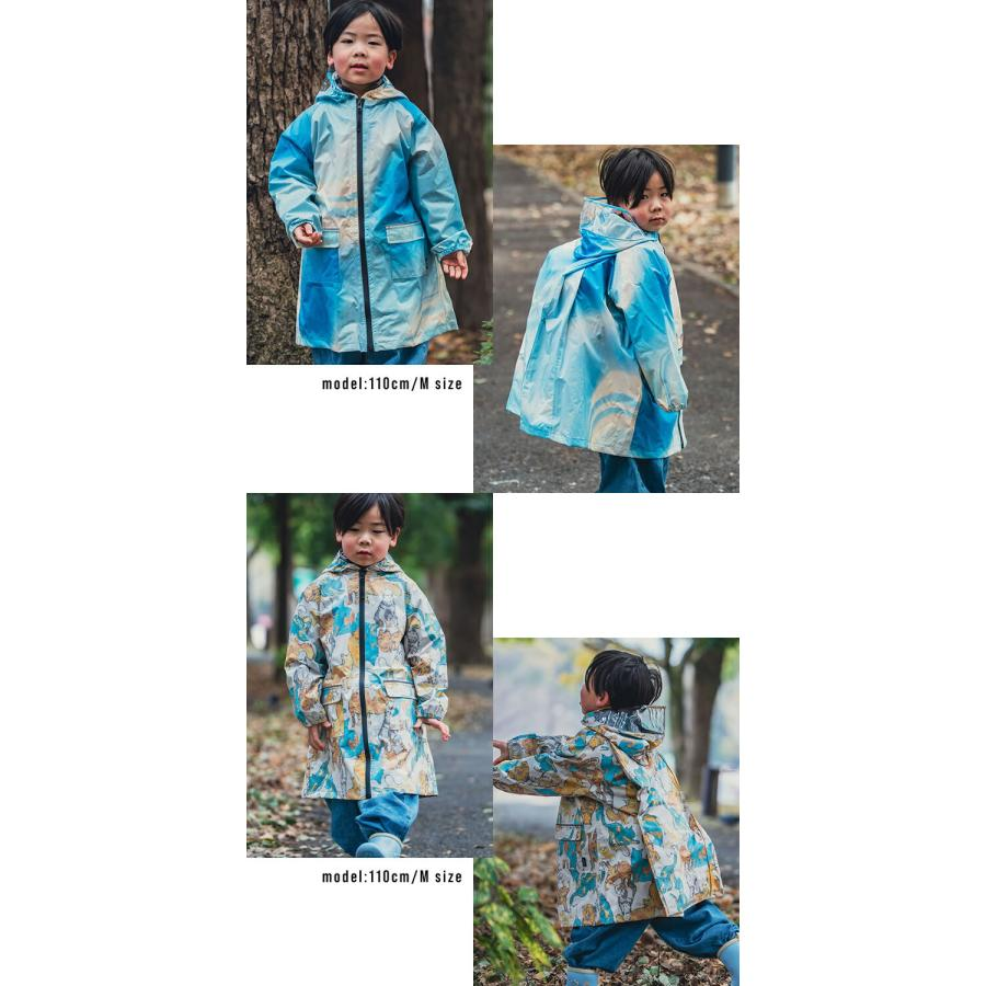 日本 Kiu 兒童有袖雨衣 L Size (130-140cm)