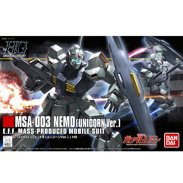 1/144 HGUC MSA-003 Nemo (Unicorn Ver.)