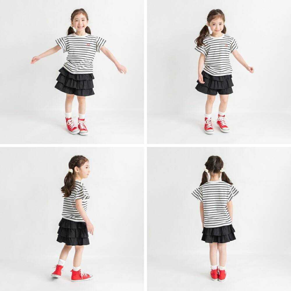 🆕【⭐訂購⭐】 🇯🇵日本直送🌀女童荷葉邊短袖Tee［4款選］🌀[ELCA-0030][260321]