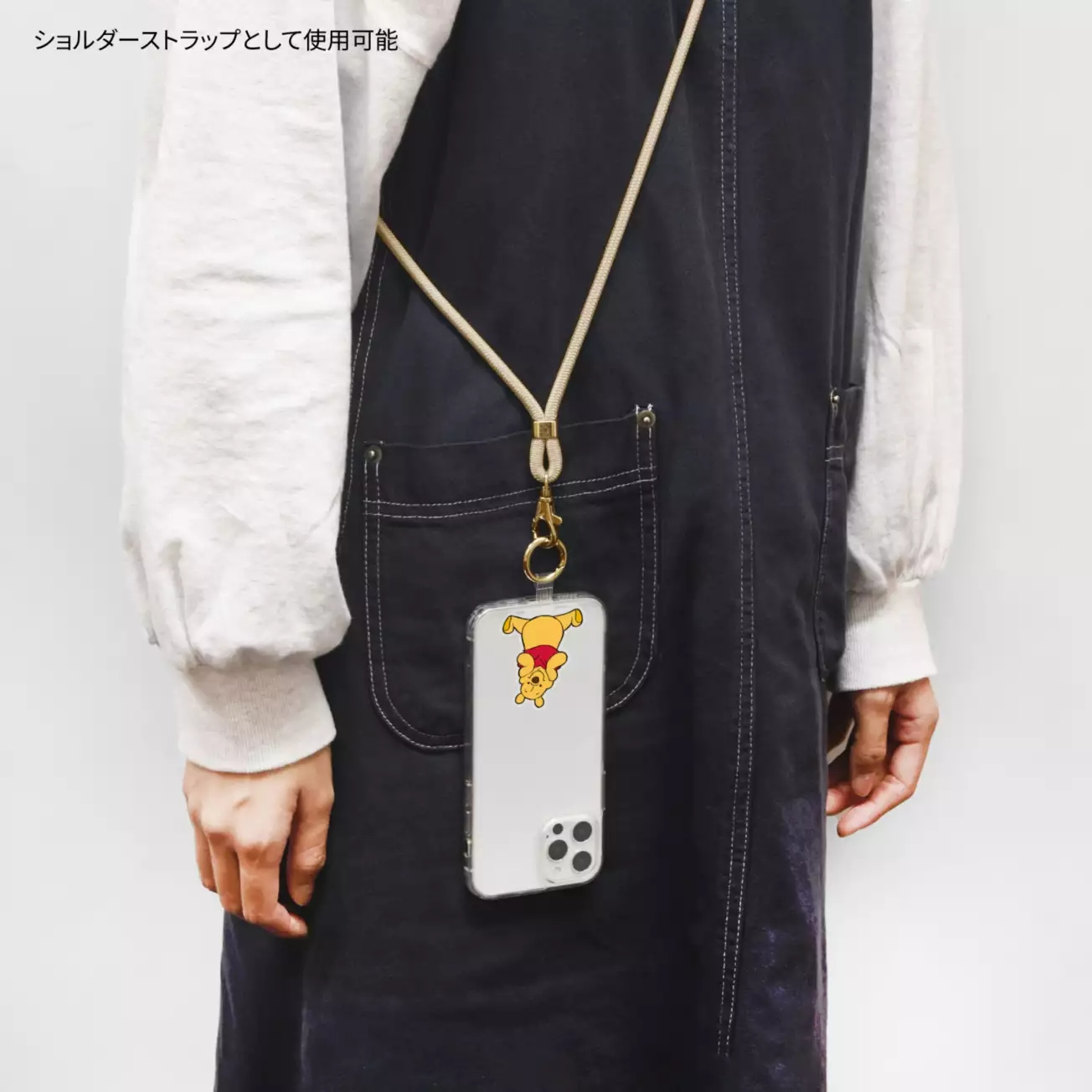 🌸 【預訂】Pooh 電話斜孭繩 - JPDisney 16/6 新品