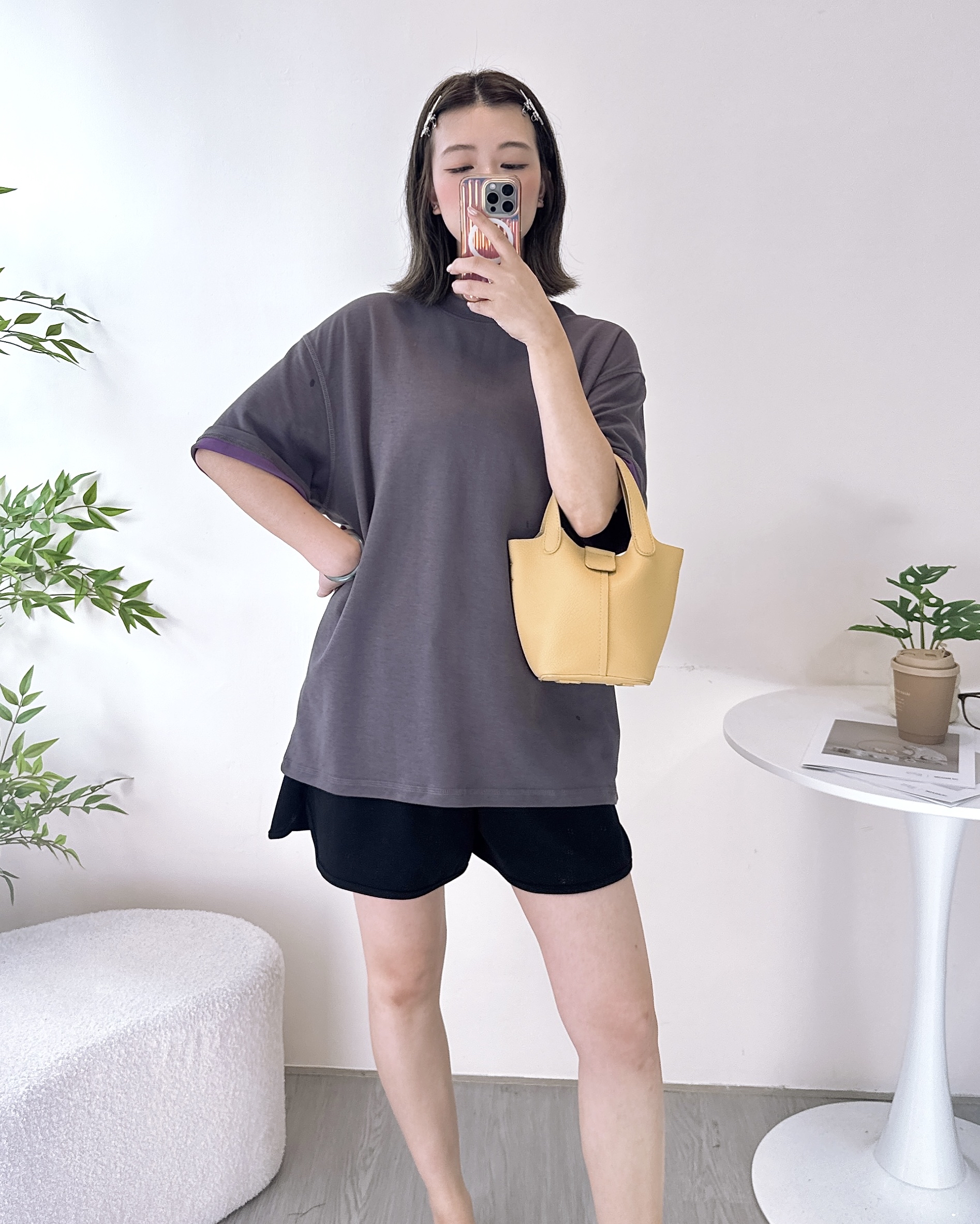 高質牛奶太空棉寬鬆上衣 2色